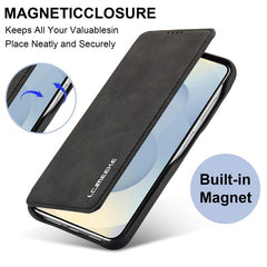 LC.IMEEKE Funda de cuero con tapa para teléf...