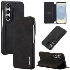 LC.IMEEKE Funda de cuero con tapa para teléf...