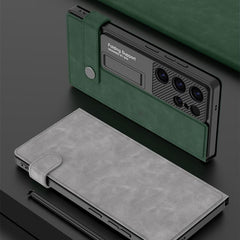Funda de cuero para teléfono con tapa tipo b...