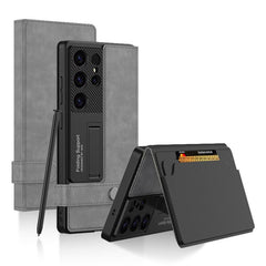 Funda de cuero para teléfono con tapa tipo b...