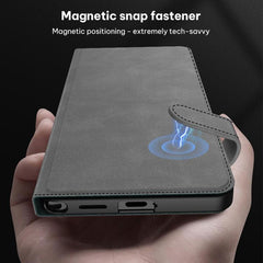 Funda de cuero para teléfono con tapa tipo b...