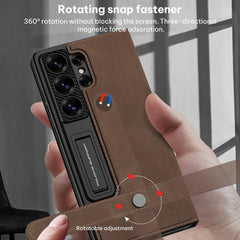 Funda de cuero para teléfono con tapa tipo b...