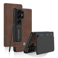 Funda de cuero para teléfono con tapa tipo b...