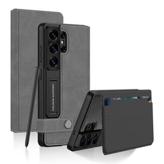 Funda de cuero para teléfono con tapa tipo b...