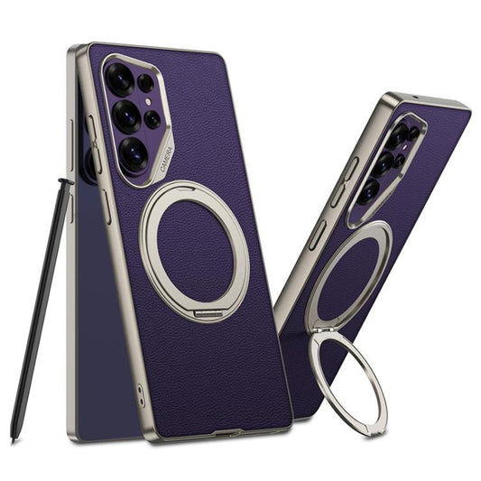 Estuche para teléfono de piel con tacto de p...