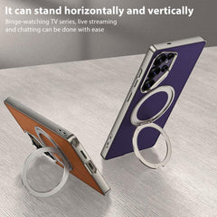 Estuche para teléfono de piel con tacto de p...