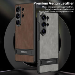 Estuche para teléfono de cuero esmerilado ul...