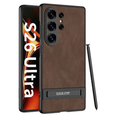 Estuche para teléfono de cuero esmerilado ul...