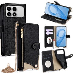 Funda para teléfono de piel de lichi con for...
