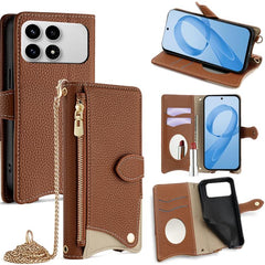Funda para teléfono de piel de lichi con for...