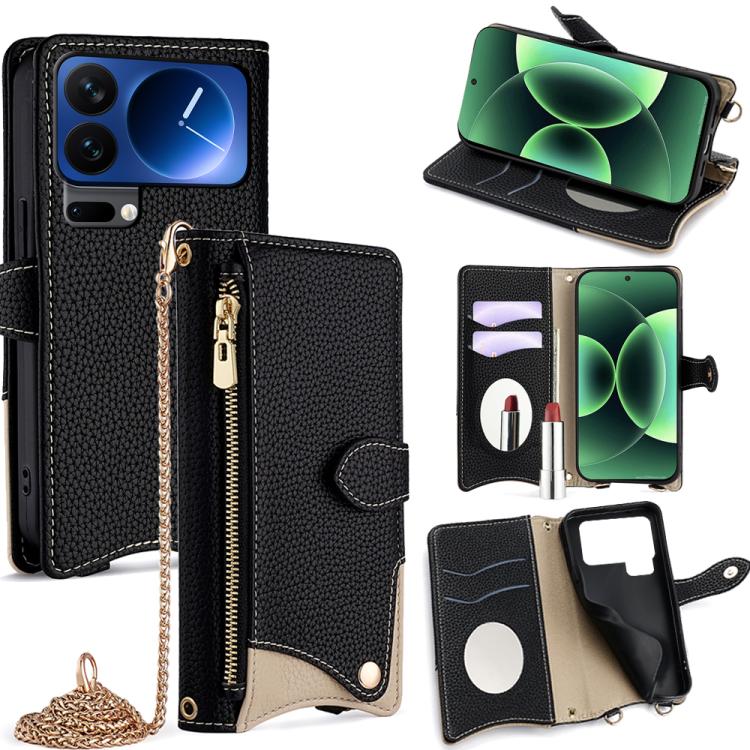 Funda para teléfono de piel de lichi con for...