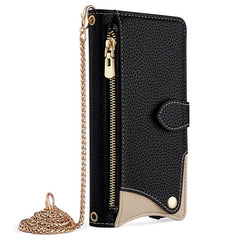 Funda para teléfono de piel de lichi con for...