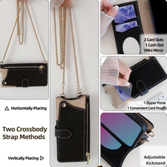 Funda para teléfono de piel de lichi con for...
