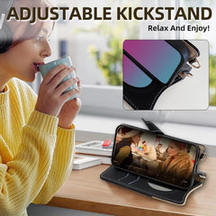 Funda para teléfono de piel de lichi con for...
