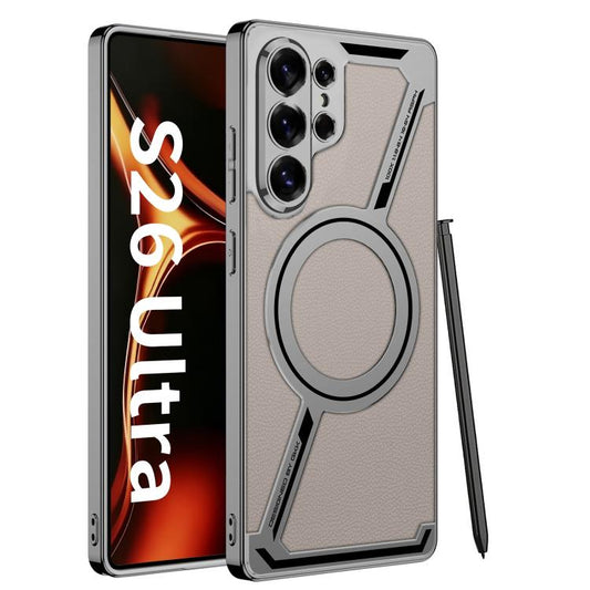 Estuche para teléfono con forma de Z de cuer...