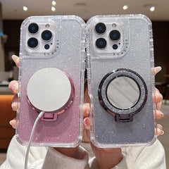 Estuche para teléfono MagSafe con purpurina ...