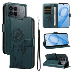 Funda de cuero con tapa para teléfono con es...