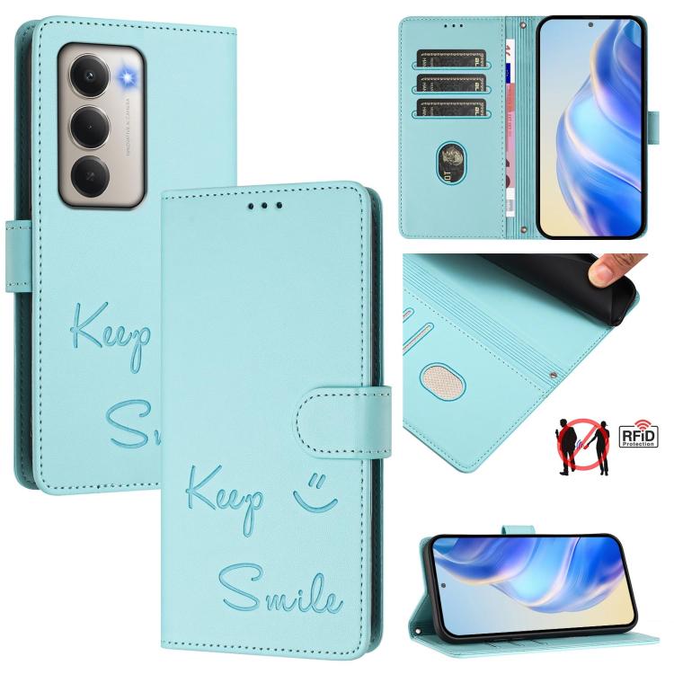 Funda de cuero RFID para teléfono con reliev...