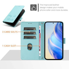 Funda de cuero RFID para teléfono con reliev...