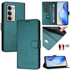 Funda de cuero RFID para teléfono con reliev...