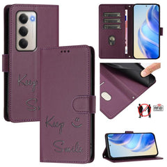 Funda de cuero RFID para teléfono con reliev...