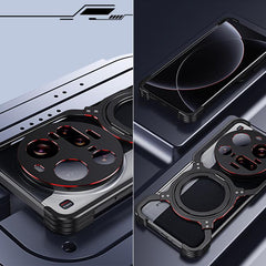 Estuche metálico para teléfono con soporte M...