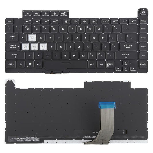 US Version Colorful 16 Pin Backlit Laptop Ke...