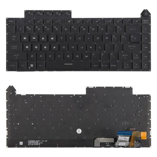 US Version Colorful Backlit Laptop Keyboard ...