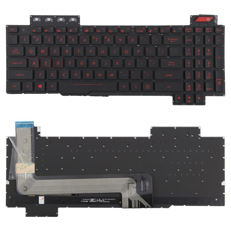 US Version Backlit Laptop Keyboard for Asus ...