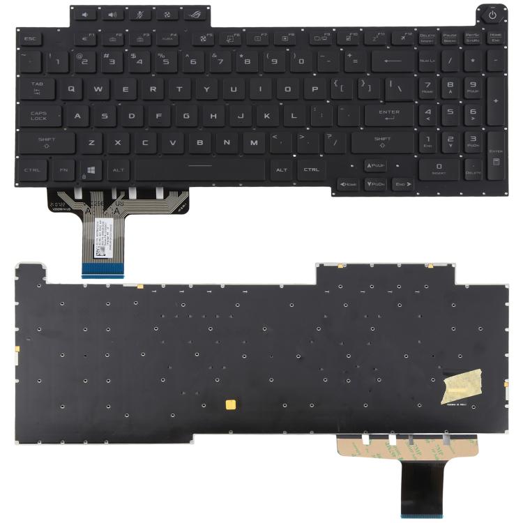 US Version RGB Backlit Laptop Keyboard for A...