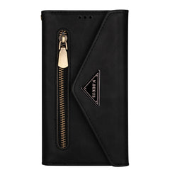 Estuche de cuero con tapa horizontal y crema...