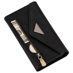 Estuche de cuero con tapa horizontal y crema...