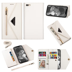 Estuche de cuero con tapa horizontal y crema...
