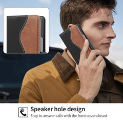 Funda para teléfono VIETAO de cuero con empa...