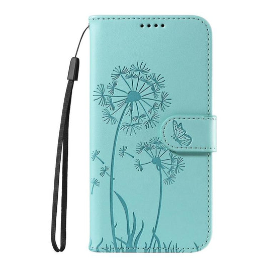 Funda de cuero tipo libro con estampado de d...