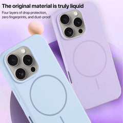 Funda para teléfono de silicona líquida con ...