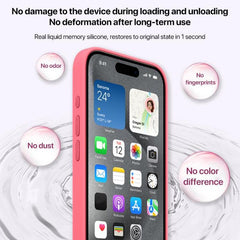 Funda para teléfono de silicona líquida con ...