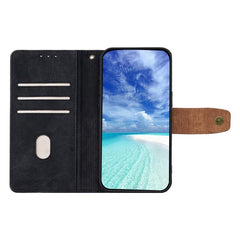 Funda para teléfono de cuero con costuras de...
