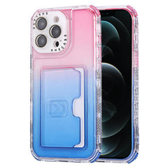 Gradient Color TPU + PC Card Slot Full Cover...