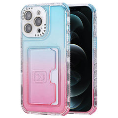 Gradient Color TPU + PC Card Slot Full Cover...