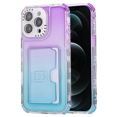 Gradient Color TPU + PC Card Slot Full Cover...