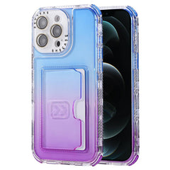 Gradient Color TPU + PC Card Slot Full Cover...