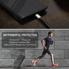 Cartera multifuncional con relieve y funda d...