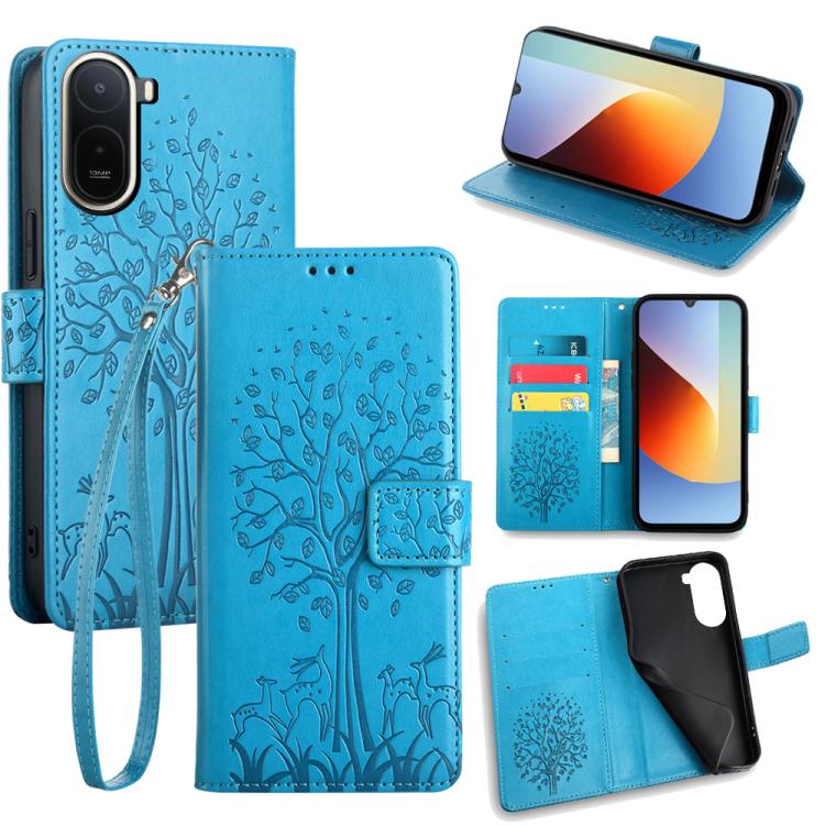 Funda de teléfono de cuero con relieve de ár...