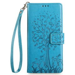 Funda de teléfono de cuero con relieve de ár...