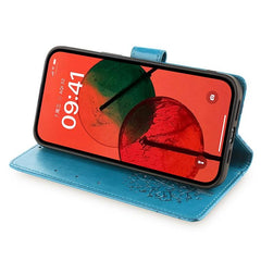 Funda de teléfono de cuero con relieve de ár...