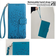 Funda de teléfono de cuero con relieve de ár...