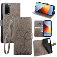 Funda de teléfono de cuero con relieve de ár...