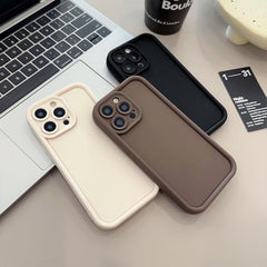Funda para teléfono de TPU con marco a prueb...