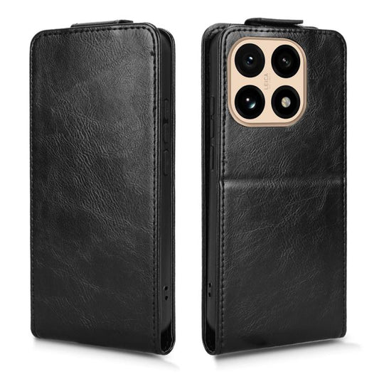 Funda de cuero magnética vertical con tapa a...